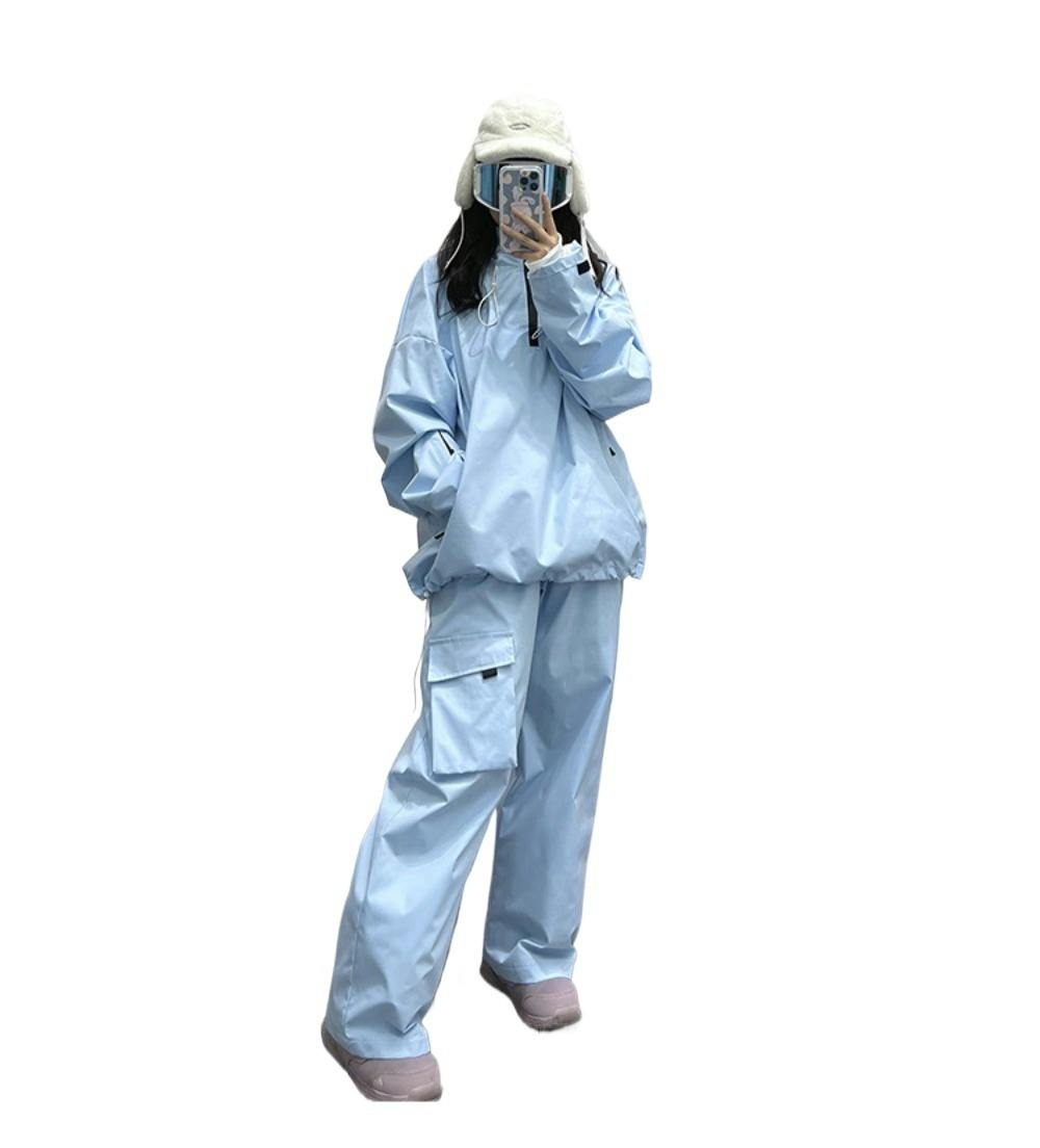 水色 スノーボードウェア 男女兼用 S 楽天市場】3色選択可 スノーボードウェア スキーウェア メンズ