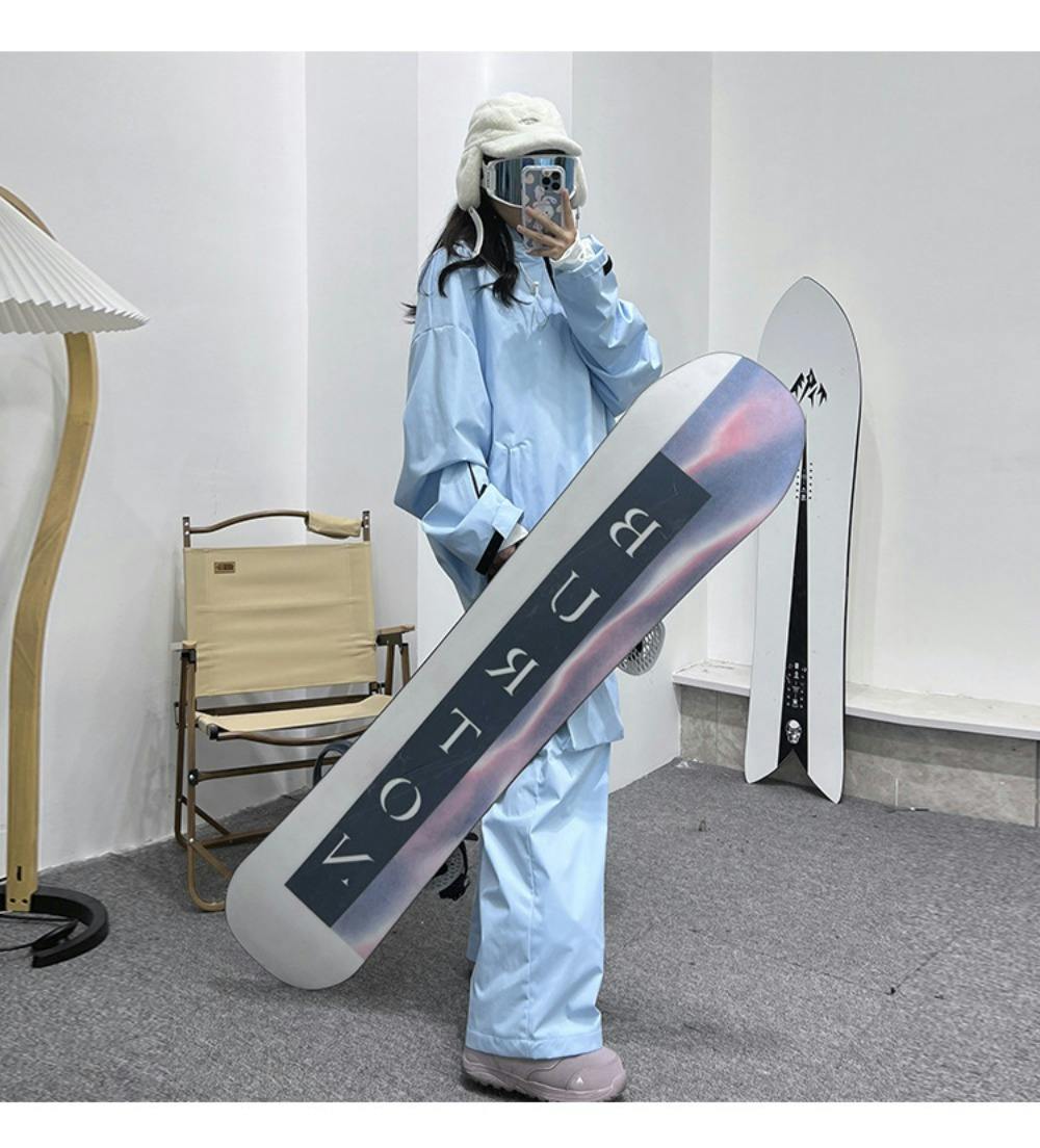 BURTON スノーボードウェア Mサイズ グレー/ネイビー BURTON（バートン） スノーボードウェア メンズ ジャケット 24-25