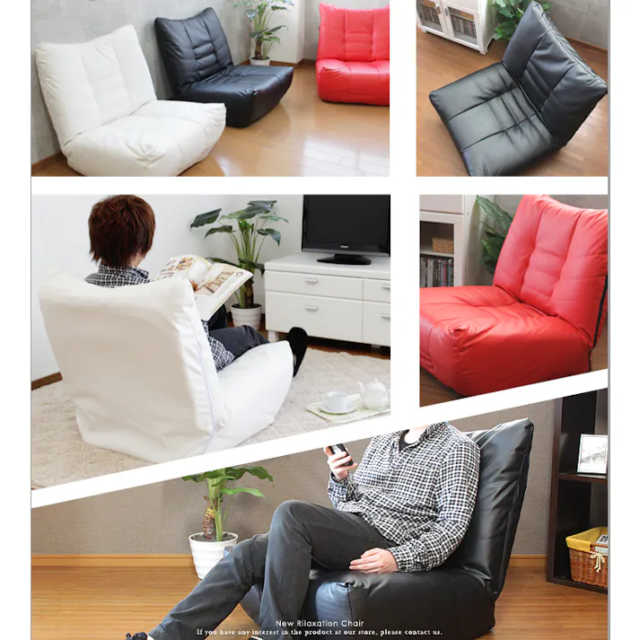 座椅子 おしゃれ コンパクト リクライニング ハイバック ソファー 一人掛け 極厚座面座椅子 ローソファ