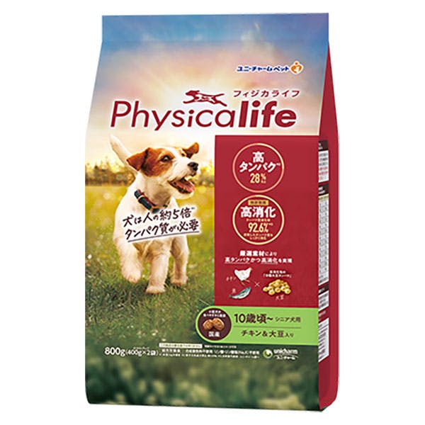 フィジカライフ (Physicalife) 子犬用 チキン＆大豆入り 800g