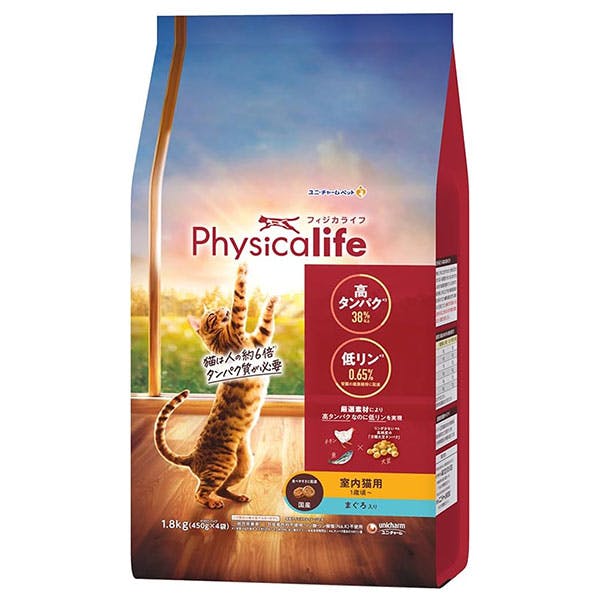 フィジカライフ (Physicalife) 室内猫用 まぐろ入り 500g