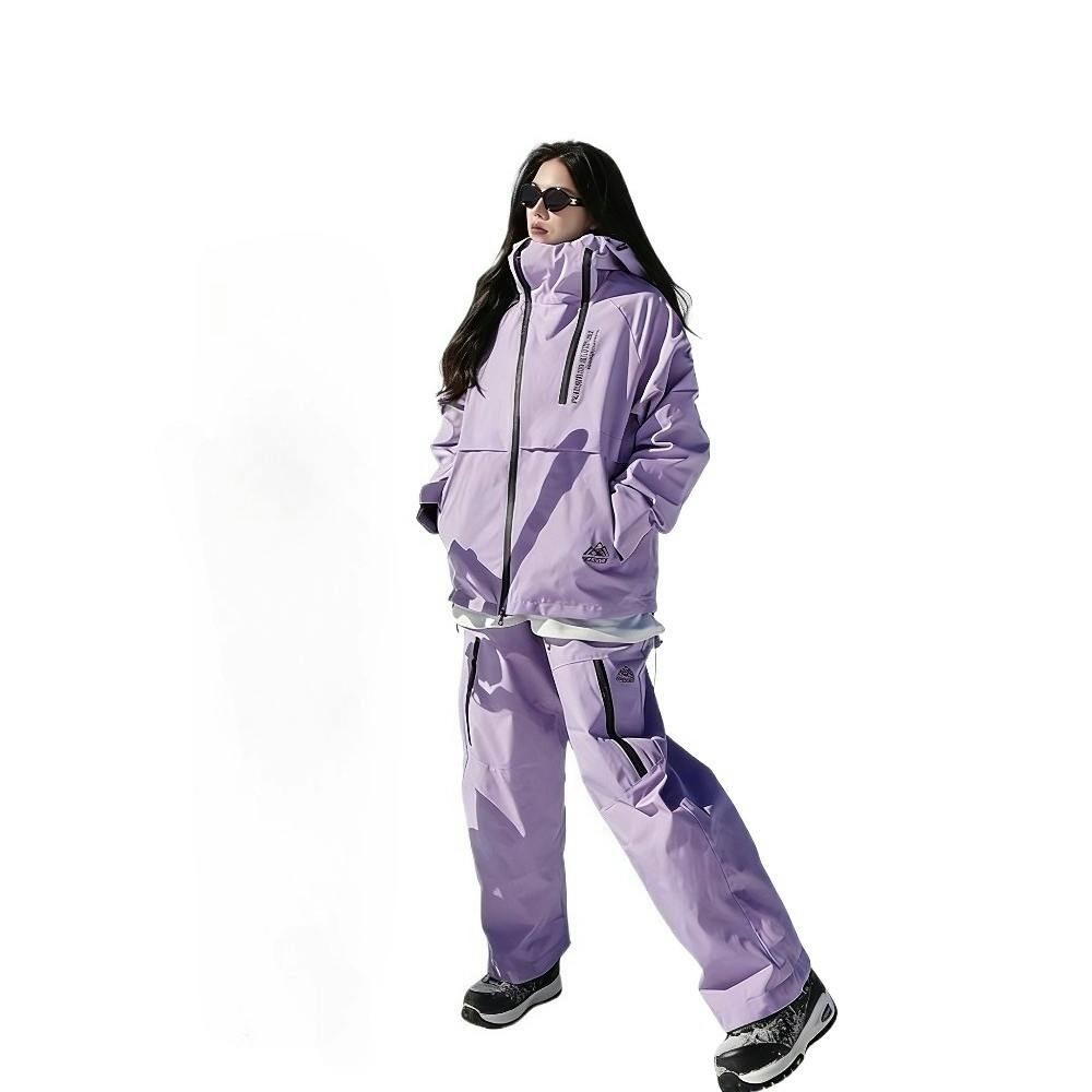 【新品】バンネ スノークリスタルガールズ 130 スキーウェア　女の子　パープル 新品】バンネ スノークリスタルガールズ 130 スキーウェア 女の子