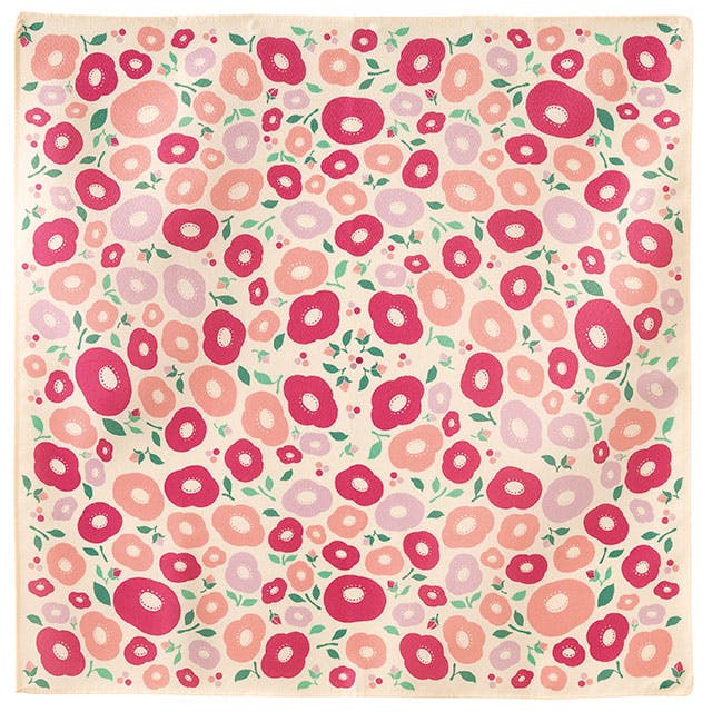 ヘッズ  風呂敷 W550×H550mm ピンク 10枚 つばき HEADS TUB-FUR2