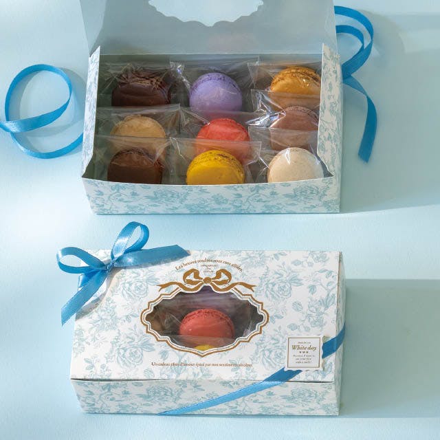 ヘッズ ギフトボックス W190×D105×H60mm ライトブルー 10枚