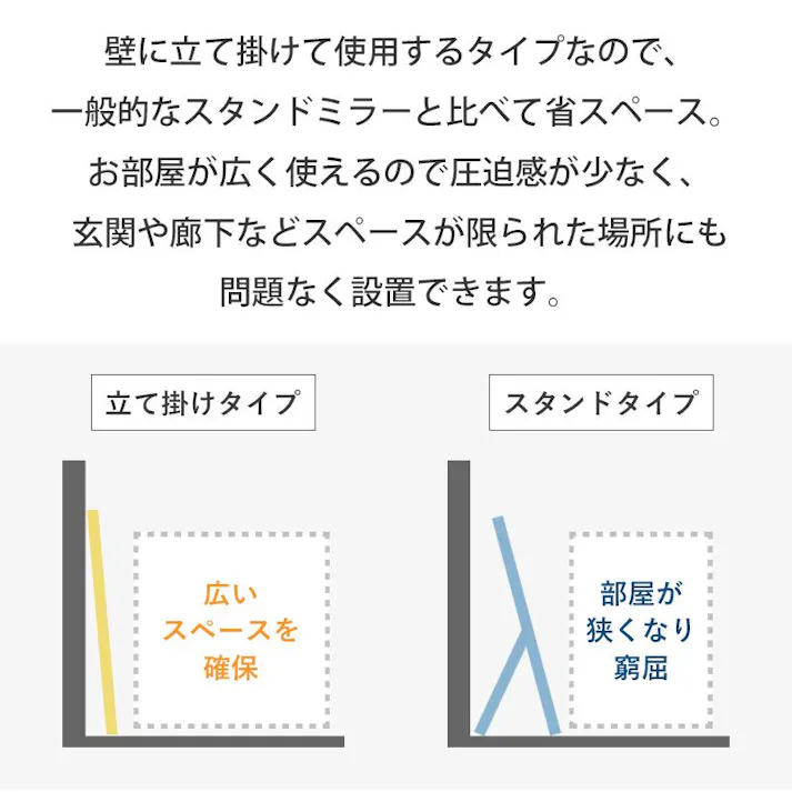 ヴィンテージスタンドミラー GA-825/オーク無垢材/ 完成品 【送料込み】 #4937294130839