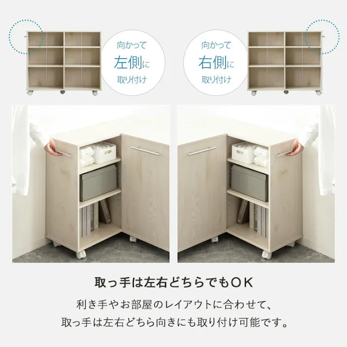 押入れ収納ラック 奥行75cm 【Sサイズ】(幅19cm)キャスター付き 可動棚 押し入れ・クローゼット 整理 収納 万能 多機能収納 取っ手付き 日用品 消耗品 ストック IW-29/ お客様組立 【送料込み】 #4943733872468