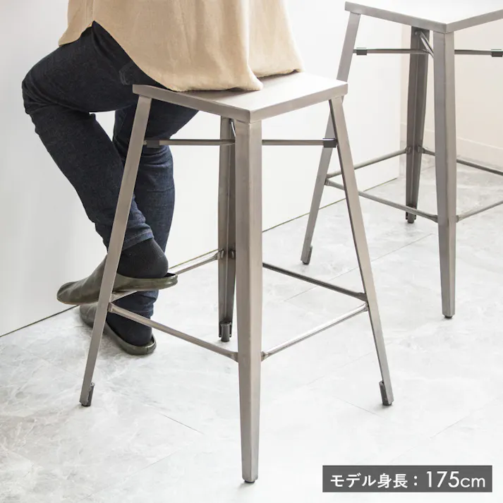 【1脚単品】ハイチェア IW-318/カラー:ブラック1脚/ 完成品 【送料込み】 #4943733870044