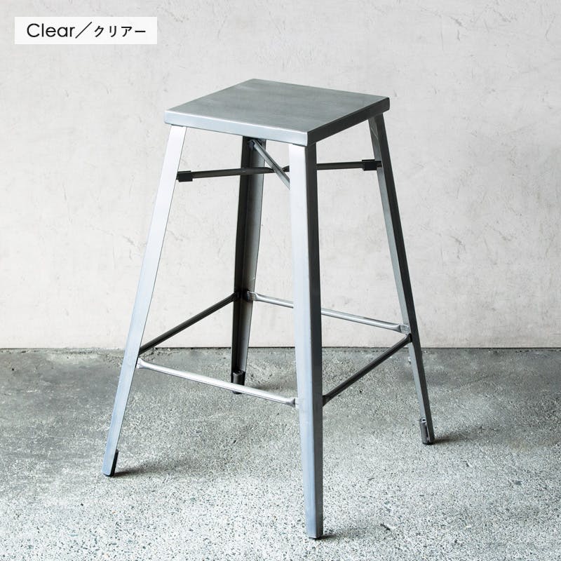 【1脚単品】ハイチェア　IW-318／カラー：クリア1脚／ 完成品  【送料込み】 ＃4943733870037