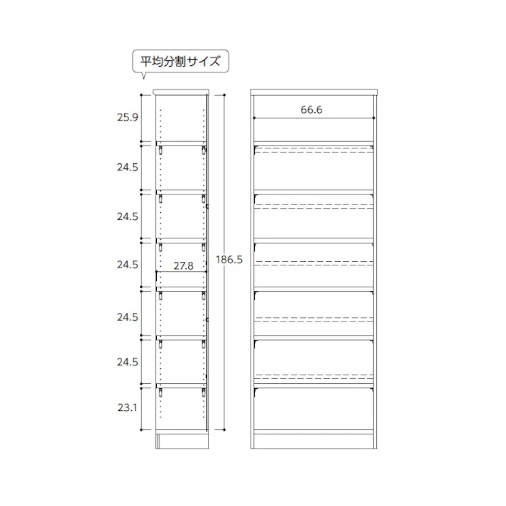 エースラック 幅70 高さ200 AR-2070【タフ】/カラー:ブラウン/ お客様組立 【送料込み】 #4904842310890