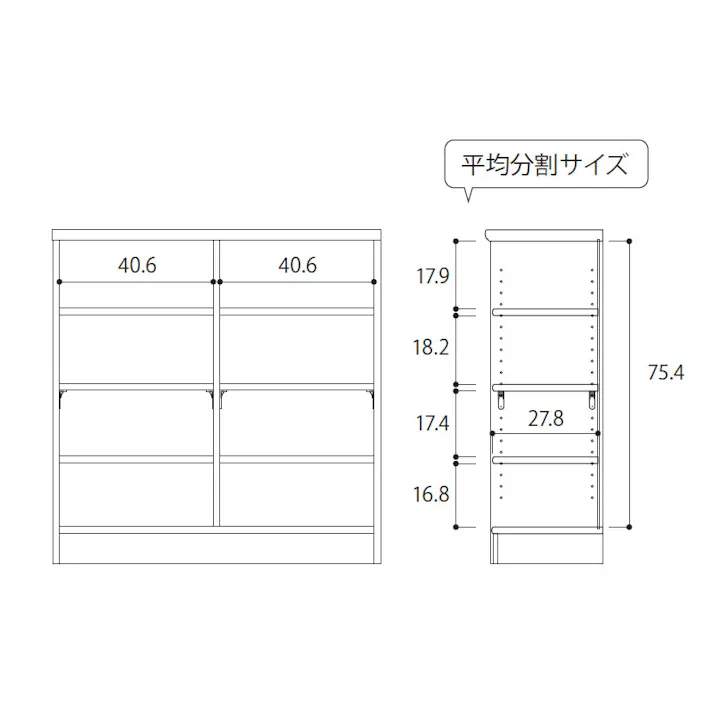 エースラック 幅90 高さ90 AR-9090/カラー:ダークブラウン/ お客様組立 【送料込み】 #4904842300648
