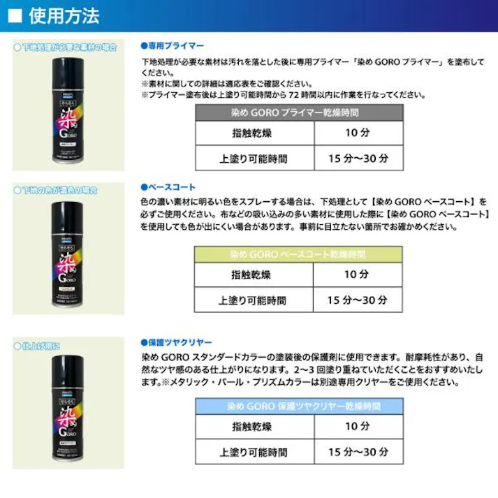 PROST’s そろそろ 染め GORO 100ml /スプレー 塗料 カラースプレー エアゾールスプレー