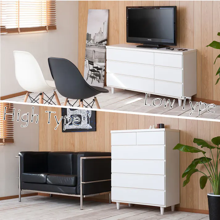 【LEG】 幅80 5段 国産 完成品 ホワイトチェスト ローチェスト ハイチェスト たんす 洋服タンス モダン ハイタイプ ロータイプ モダン 北欧 白 ホワイト 引き出し リビング収納 整理タンス 洋服ダンス 箪笥 家具 整理ダンス