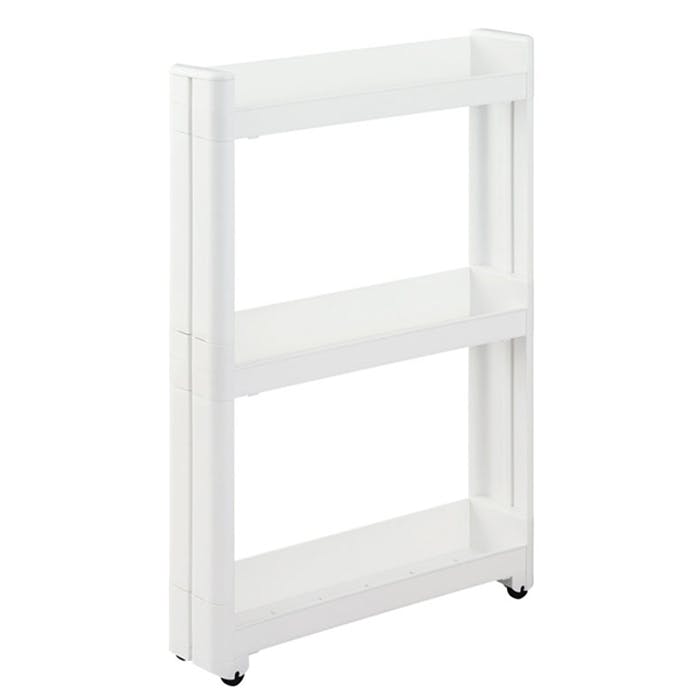 スマートワゴンFit 幅10 3段 すき間 収納 隙間 スリム ストッカー すき間収納 キッチンワゴン キャスター付き 軽量 スリム ランドリー収納 小物収納