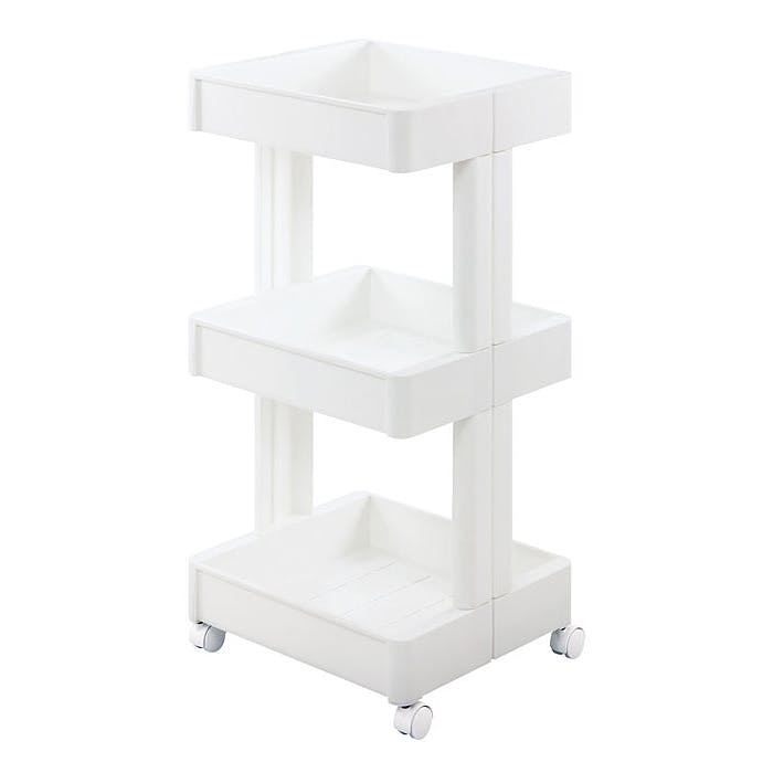 スマートワゴンFit 3段 キッチン収納 キャスター付き 隙間収納 マルチ すきま キッチンワゴン 収納ワゴン キャスター付き 収納ワゴン