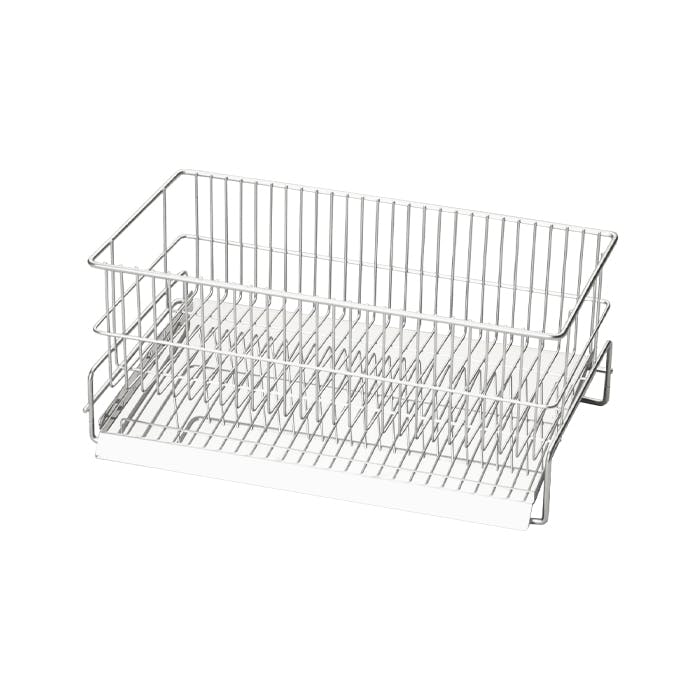 水切りラック スリム 縦置き ステンレス 水が流れる 水切りかご 日本製 燕三条