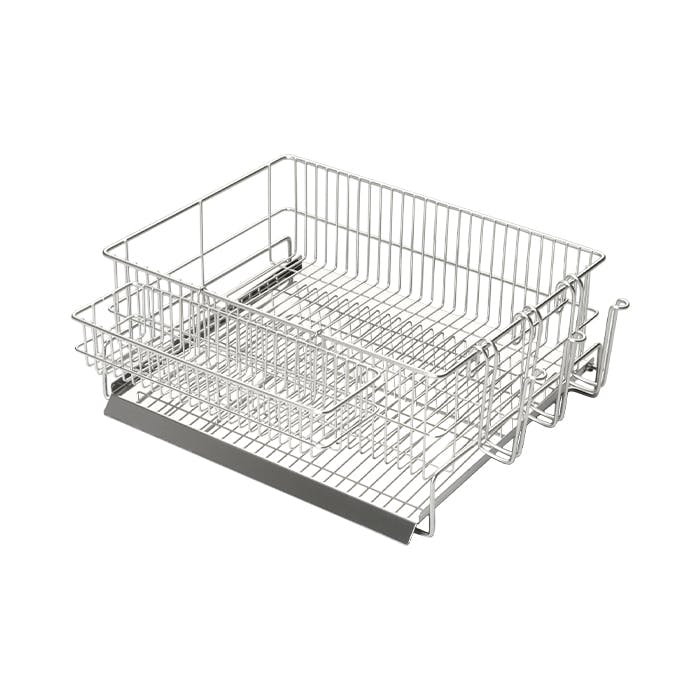 水切りラック 縦置き ステンレス カトラリーケース カップホルダー付き 日本製 燕三条