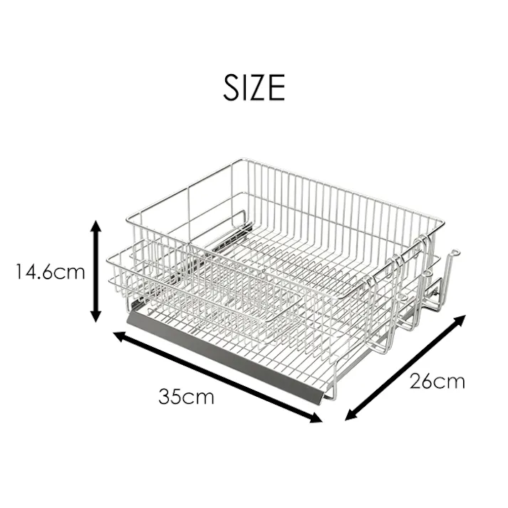 水切りラック 縦置き ステンレス カトラリーケース カップホルダー付き 日本製 燕三条