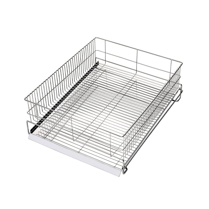 水切りラック 横置き ワイド ステンレス 水が流れる 水切りかご 日本製 燕三条