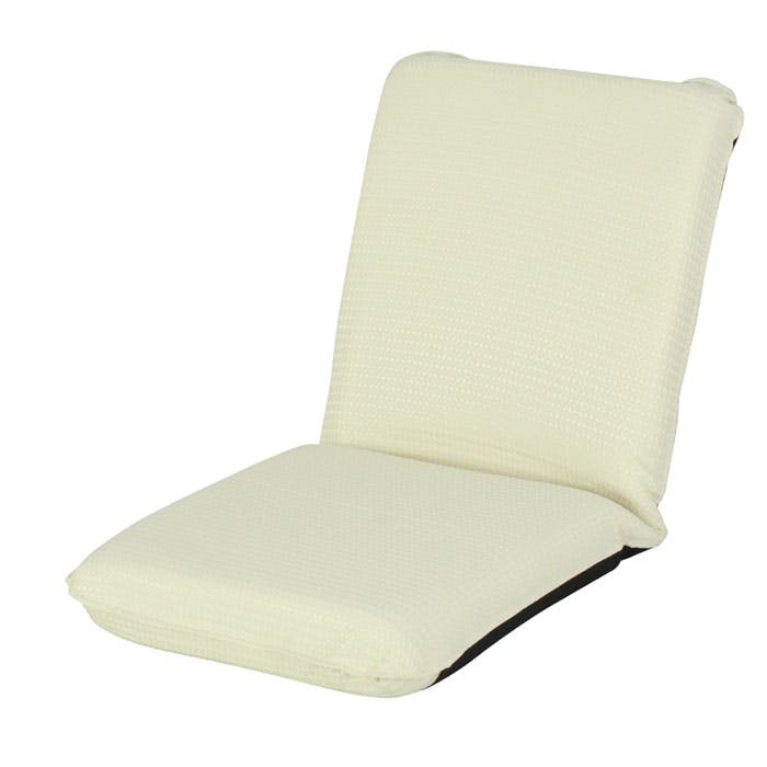 座椅子 チェア リクライニング コンパクト 持ち運び楽 フロアチェア 折りたたみ おしゃれ リビング ワッフル 一人掛け 省スペース収納 リラックスチェア