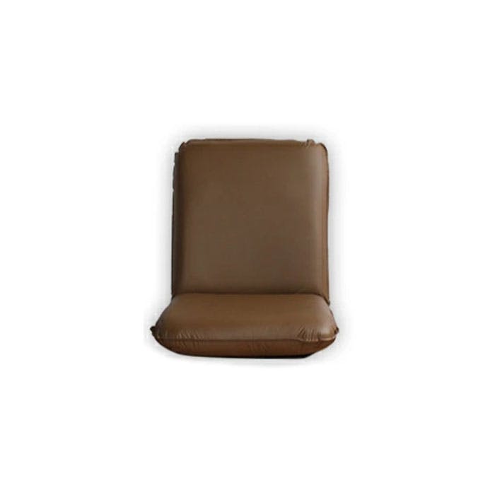 座椅子 リクライニング 背もたれ コンパクト レザー 一人掛け フロア