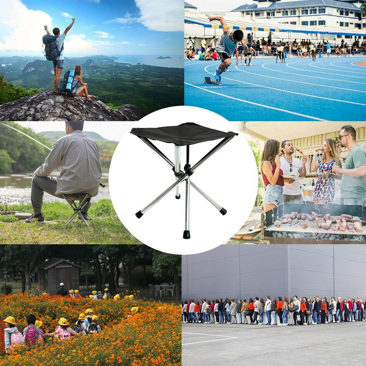 アウトドアチェア 折りたたみ椅子 小さなスツールステンレス製 超軽量