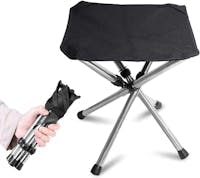 アウトドアチェア 折りたたみ椅子 小さなスツールステンレス製 超軽量 収納バッグ付き 釣り バーベキュー 登山