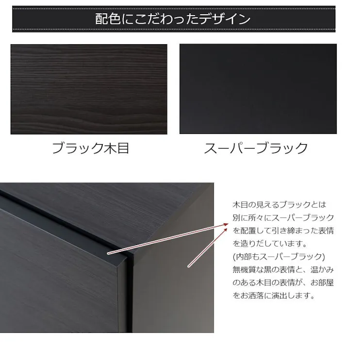 【BK-club】 A4が入る薄型カウンター下収納 幅80.5cm 奥行34cm 高さ86.5cm キャビネット 完成品 日本製 スタイリッシュブラック 扉タイプ 薄型 カウンター下収納 キッチン キッチン収納 2L リビング ブラック 黒 ストッカー