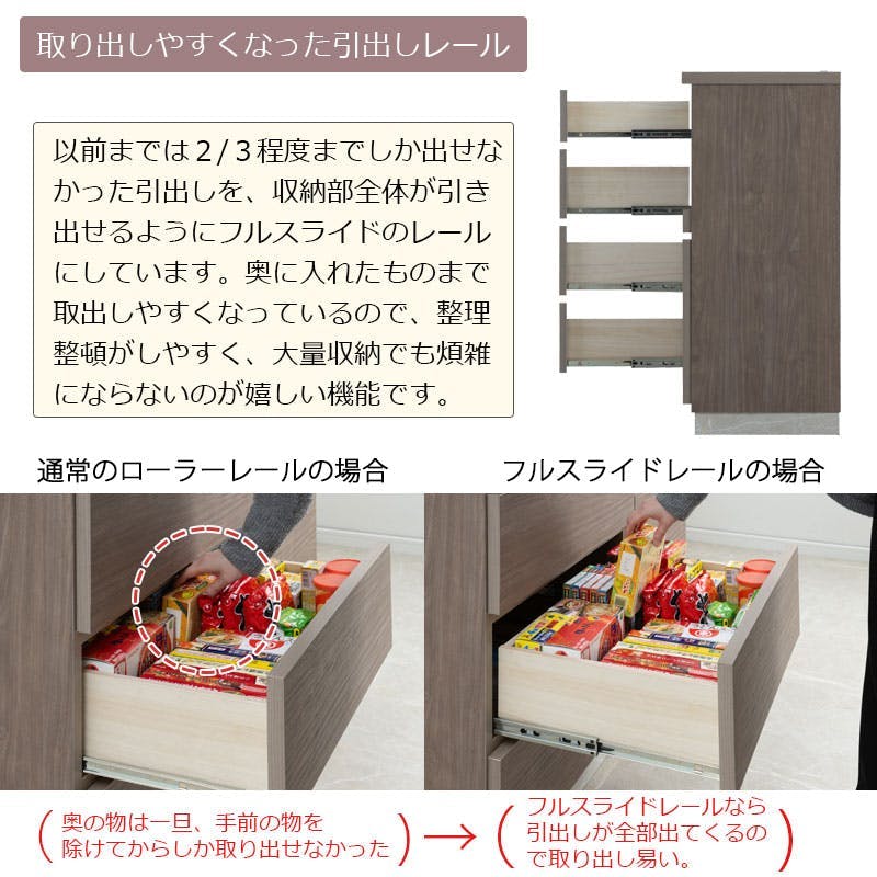 THE ELE】ジール キッチンカウンター 幅100cm 高さ92.5cm 日本製 完成 