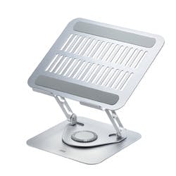 ノートパソコン用スタンド（回転機能付き、角度・高さ調整タイプ）