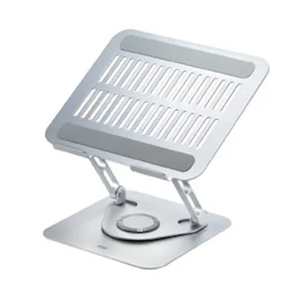 ノートパソコン用スタンド(回転機能付き、角度・高さ調整タイプ)