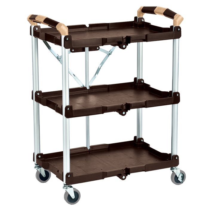 折りたたみワゴン 3段 キッチンワゴン ガーデニング 折りたたみワゴン キャスター付き スリム収納 マルチワゴン 折りたたみマルチワゴン