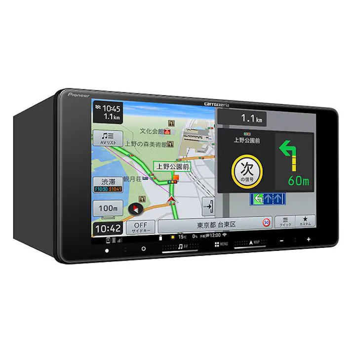 carrozzeria 楽ナビ 7V型HDワイド/TV/DVD/CD/Bluetooth/USB/SD CA/AA対応 Pioneer パイオニア AVIC-RW722 カーナビ ナビ おすすめ 地図 車 車載