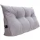 マルチクッション 大きめ グレー 98×20×50cm 三角クッション フロアクッション ソファークッション ベッド 背もたれ うつ伏せ 枕 まくら マクラ ふわふわ 柔らかい インテリア 床置き おしゃれ 無地 洗える 洗濯可