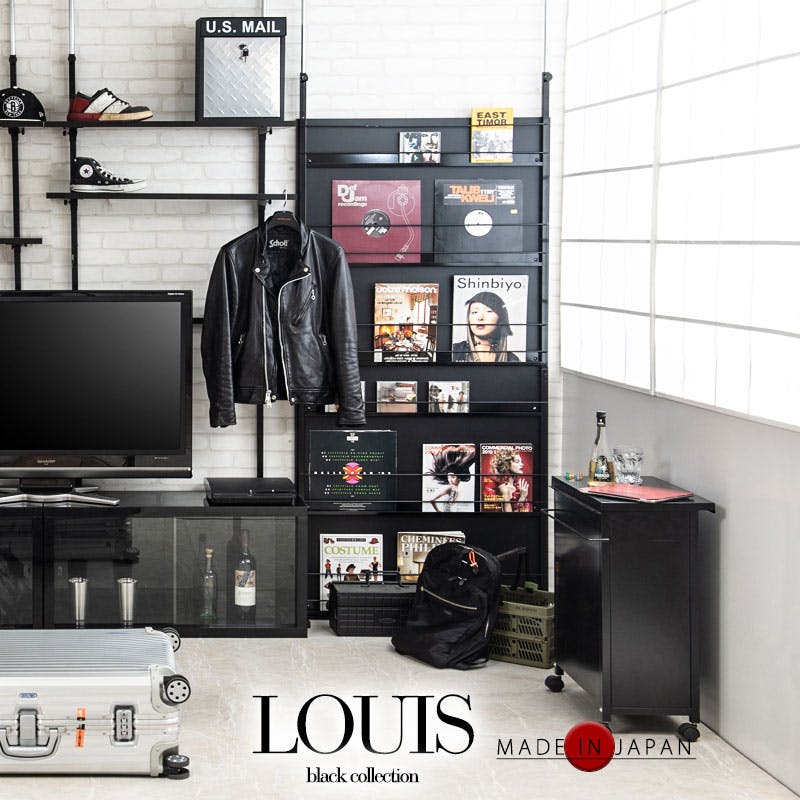 LOUIS】突っ張り間仕切りパーテーション マガジン雑誌ディスプレイ