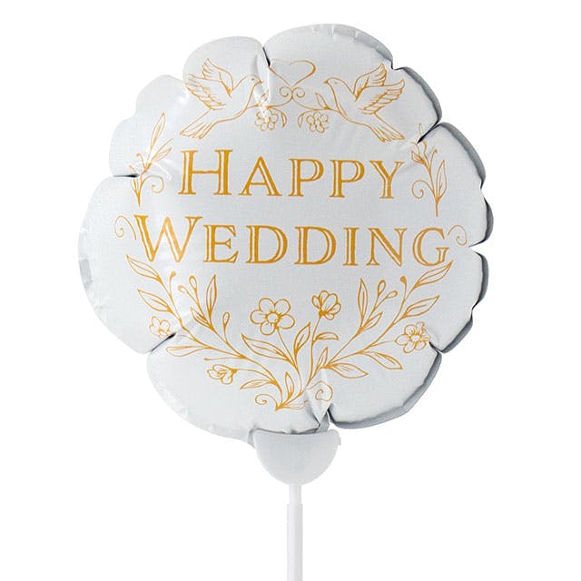 ヘッズ フラワーピック W140×D80×H140(全長660)mm ホワイト 10本