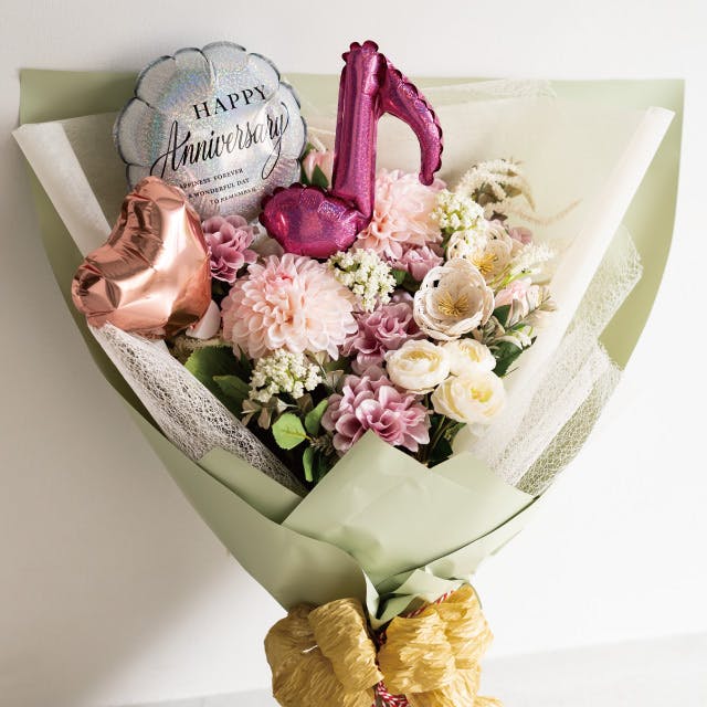 ヘッズ フラワーピック W140×D80×H140(全長660)mm シルバー 10本