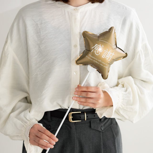 ヘッズ フラワーピック W165×D80×H165(全長660)mm ゴールド 10本