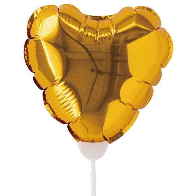 金*魚様 パルプンテ ヘッズ フラワーピック W140×D80×H140(全長660)mm ゴールド 10本