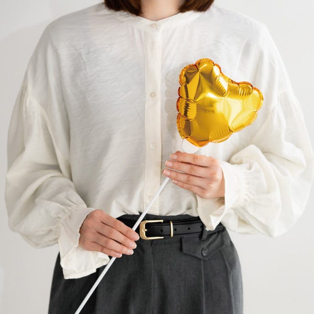 ヘッズ フラワーピック W140×D80×H140(全長660)mm ゴールド 10本