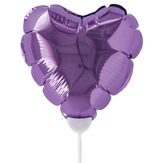 ヘッズ フラワーピック W140×D80×H140(全長660)mm パープル 10本