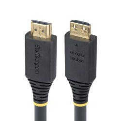 HDMI 2.0ケーブル/7m/抜け防止コネクター/4K60Hz/ブラック | パソコン