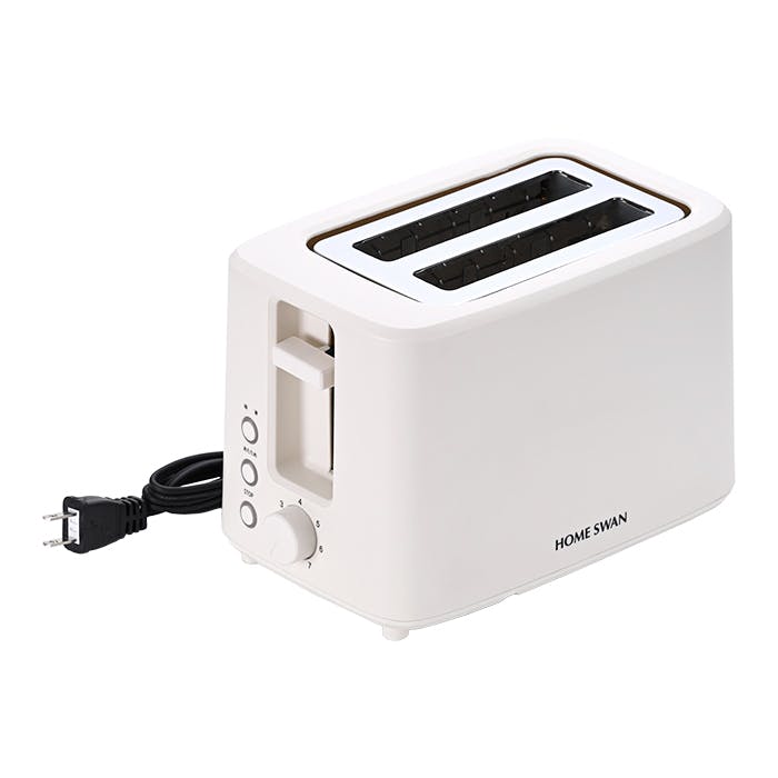 ポップアップトースター 7段階調節 2枚焼き トースト 解凍