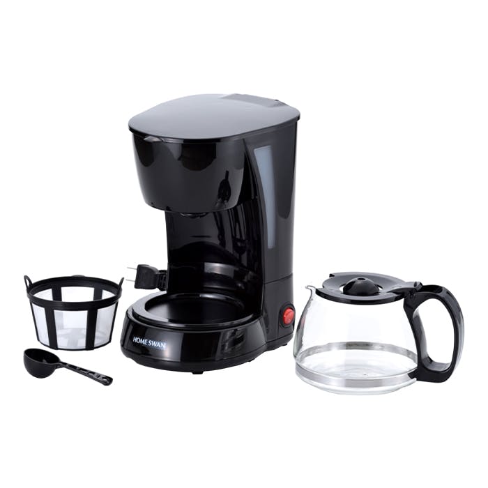 コーヒーメーカー 5杯 5カップ ガラスカップ コーヒーポット