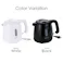 ケトル 電気 転倒お湯漏れ防止 0.8L コンパクト 湯沸かし 空焚き防止
