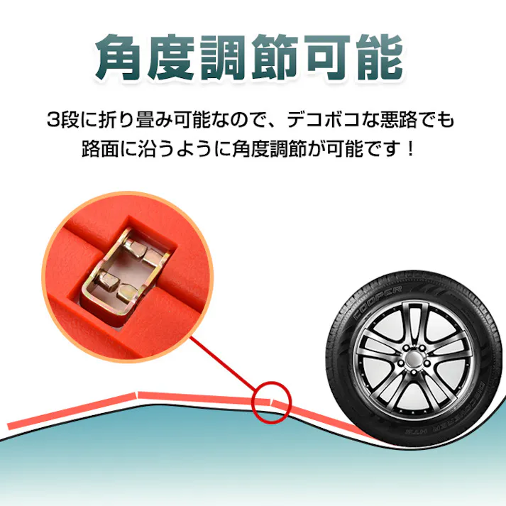 スタックステップ2枚組 雪路・泥路・砂路などの悪路からの脱出に 路面に沿うように角度調節が可能 【送料込み】 #4570069747964 flife