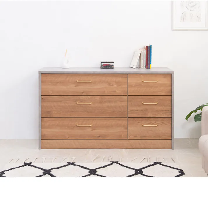 高級感のある真鍮仕上げ取っ手チェスト 【BLAN】幅80 奥行 40.5 高さ108 完成品 日本製 チェスト グレー ナチュラル 木製 真鍮 真鍮取っ手 真鍮仕上げ ウォークインクローゼット DVD CD