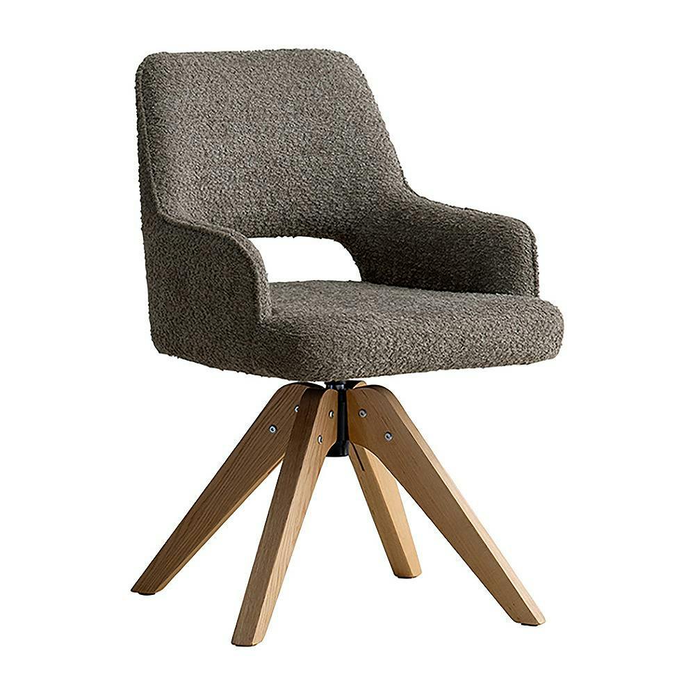 宮武製作所 MIYATAKE 回転ダイニングチェア Oria（オリア）1脚 ブラウン