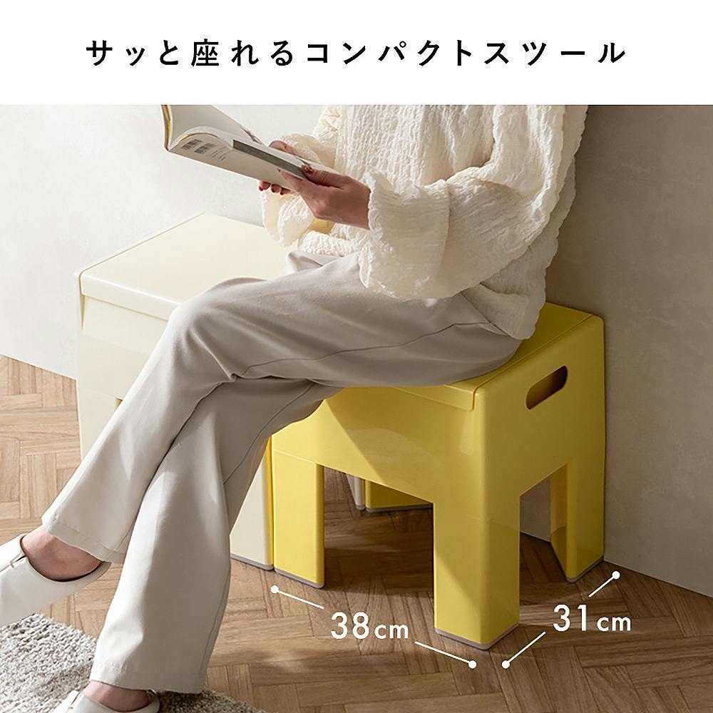 宮武製作所 MIYATAKE 収納スツール Ponetta（ポネッタ） ピンク | 椅子