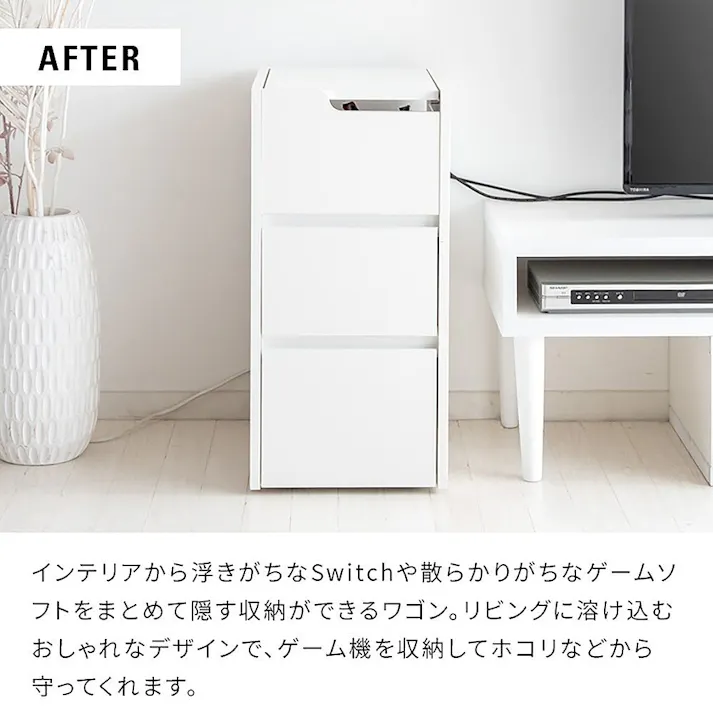 宮武製作所 MIYATAKE ゲーム機ワゴン REGABO(レガボ) ブラウン