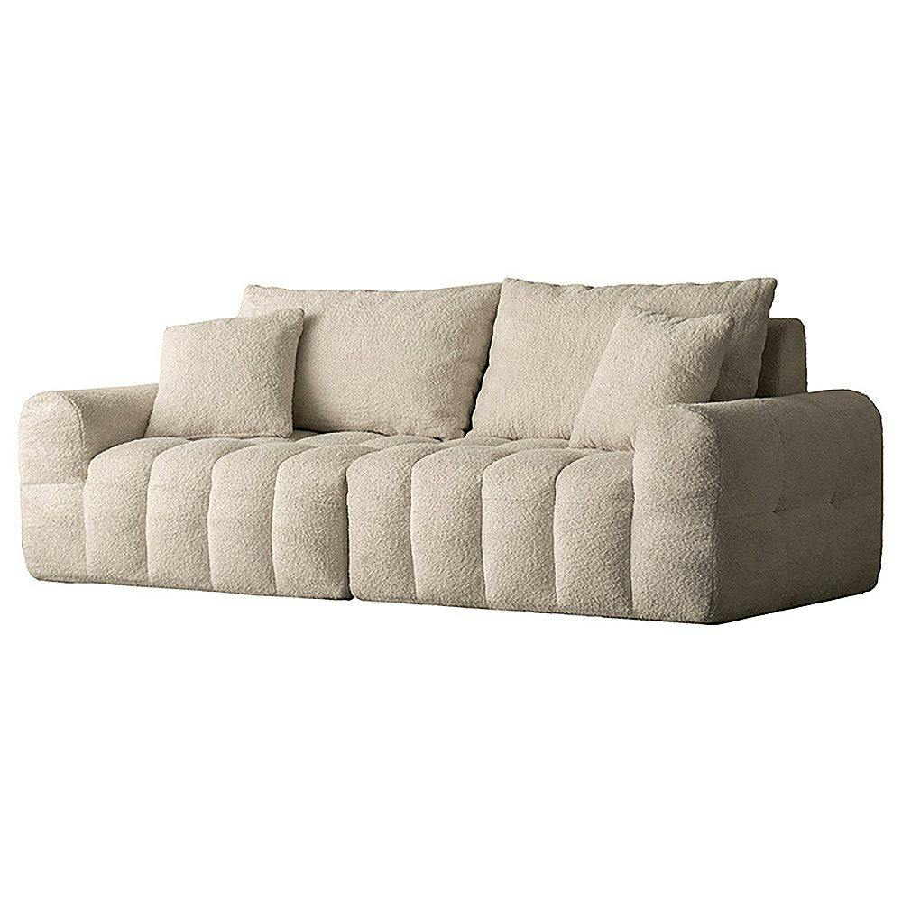 宮武製作所 MIYATAKE ブークレソファ Albi（アルビー）3P ホワイト